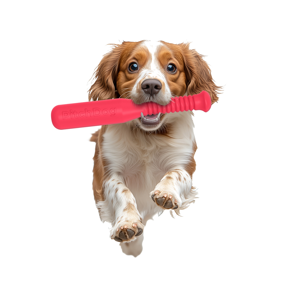 Іграшка для собак PitchDog Бита для апортировки Д 35 см рожева (62407) - зображення 4