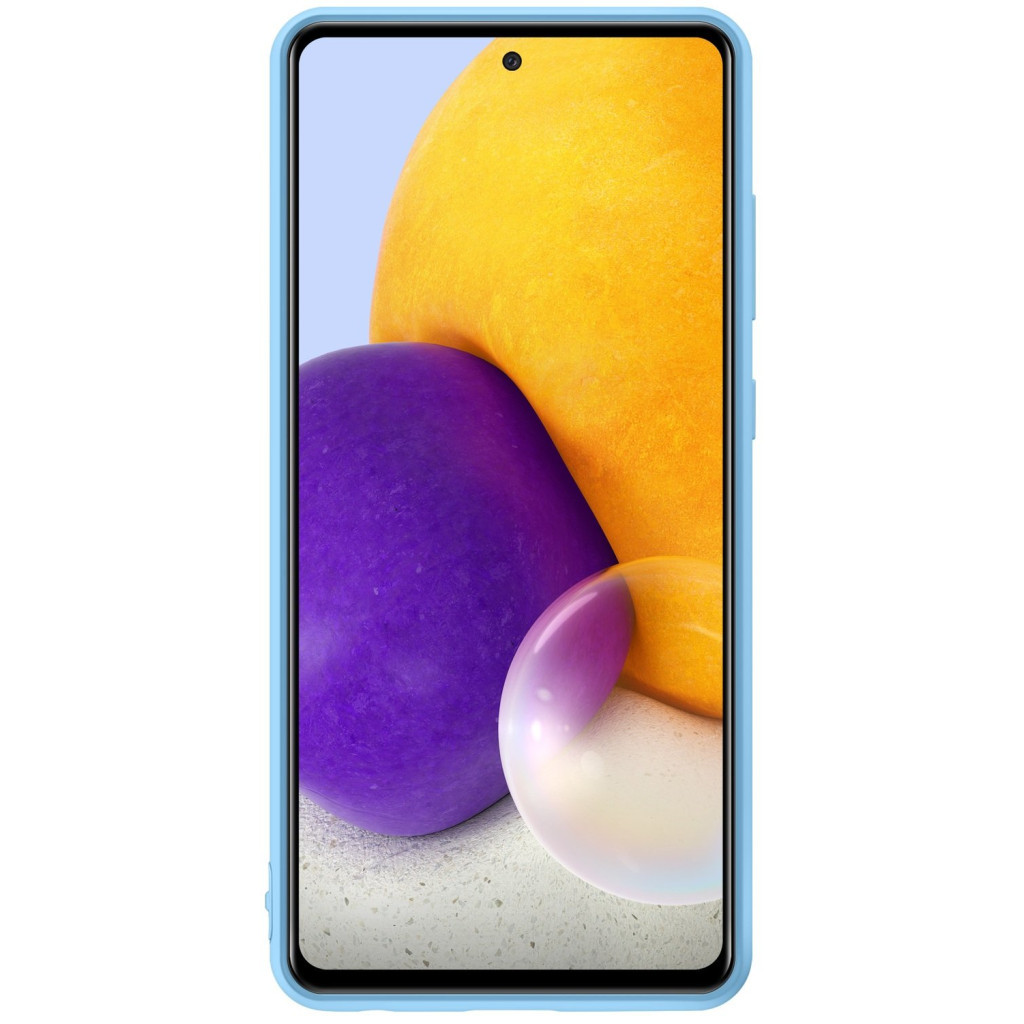 Чохол до мобільного телефона Samsung Galaxy A72/A725 Silicone Cover Blue (EF-PA725TLEGRU) - зображення 4
