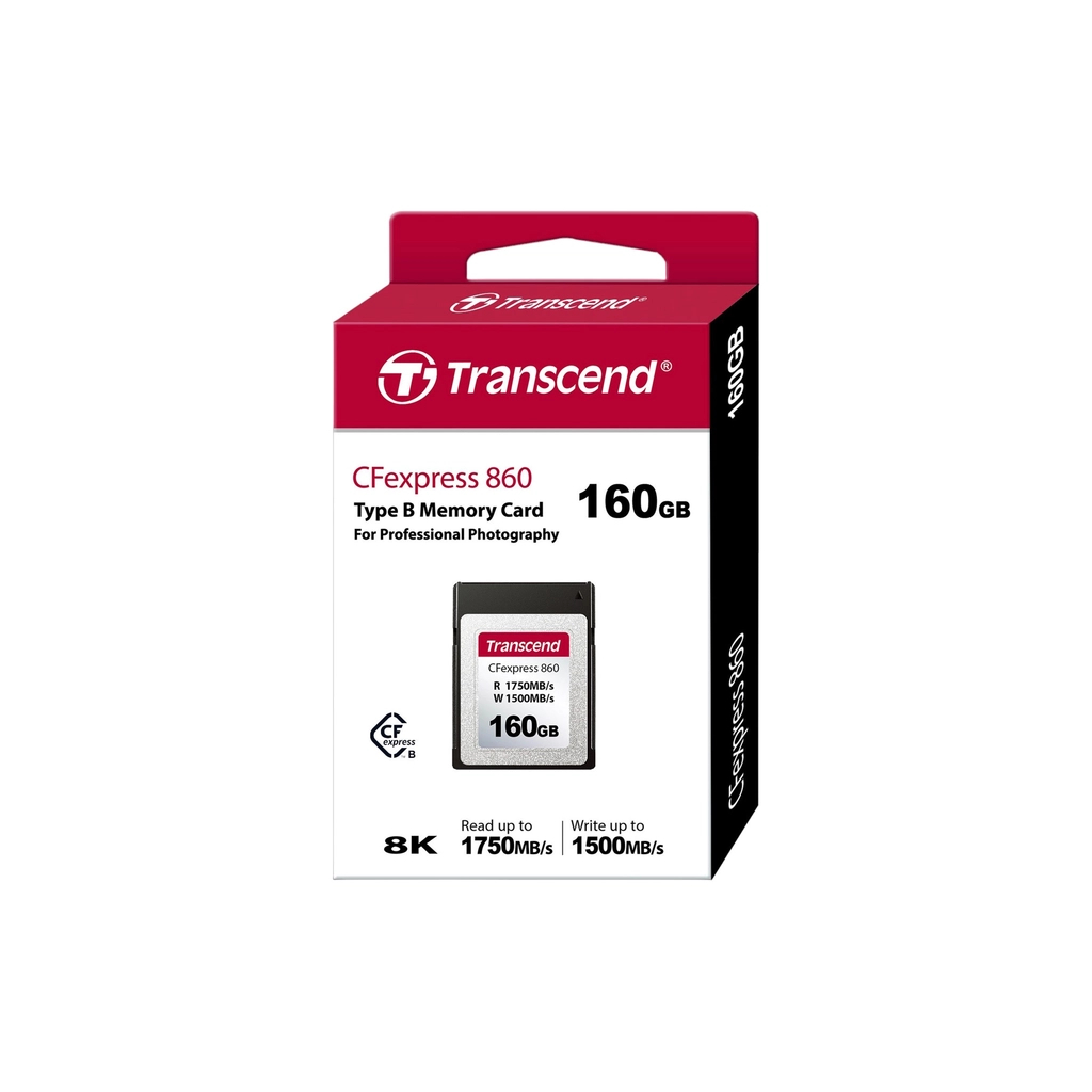 Карта пам'яті Transcend 160GB CFExpress Gen3x2 (TS160GCFE860) - зображення 3