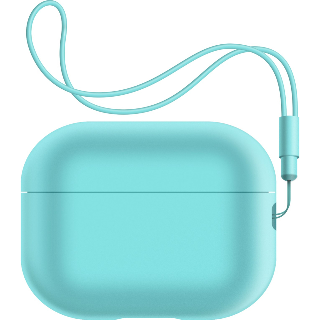 Чохол для навушників Armorstandart Silicone Case with straps для Apple Airpods Pro 2 Mint (ARM68615) - зображення 1