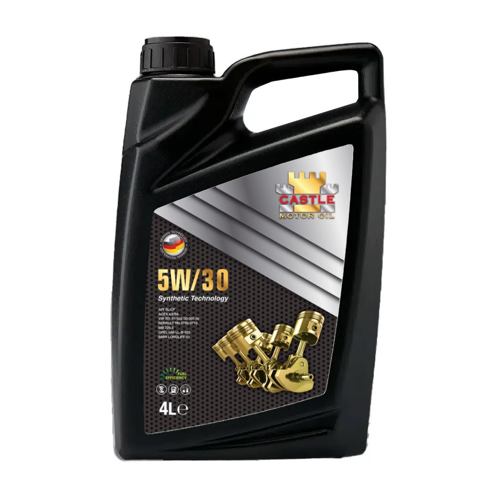 Моторна олива CASTLE MOTOR OILS 5W30 4л - зображення 1