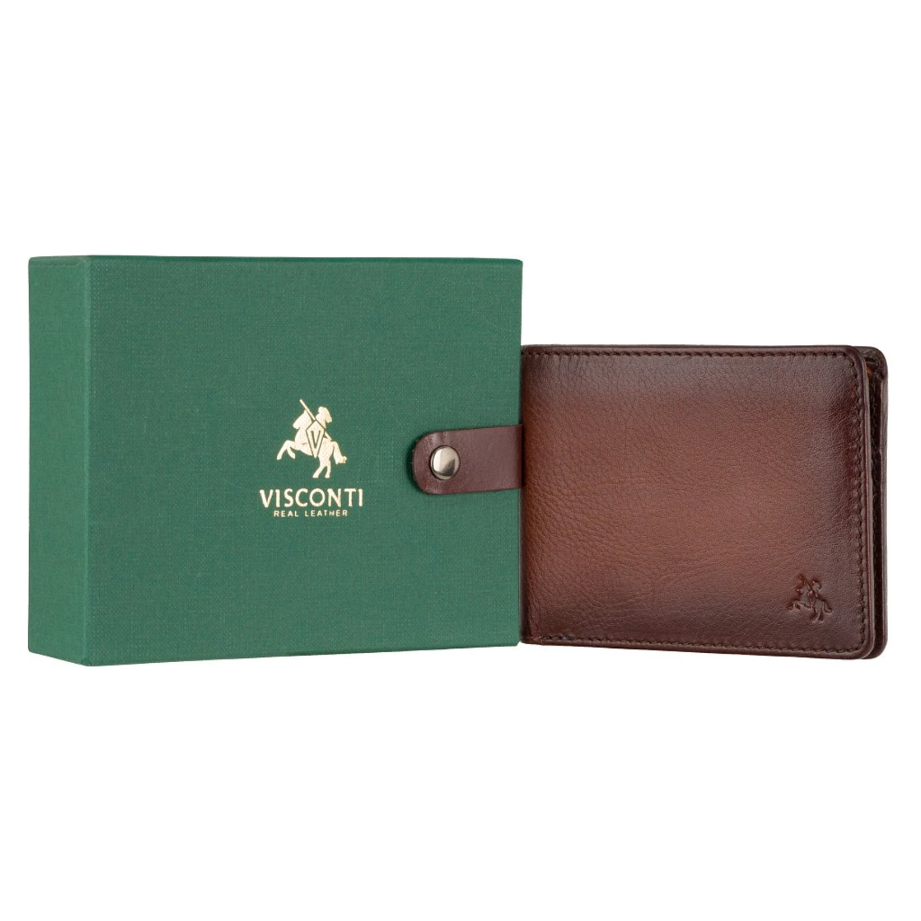 Гаманець Visconti AT63 Roland з RFID Burnish Tan (AT63 B/TAN) - зображення 5