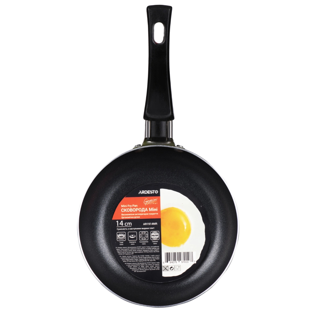 Сковорода Ardesto Gemini Gourmet Massa 14 см Red (AR1914MR) - зображення 3