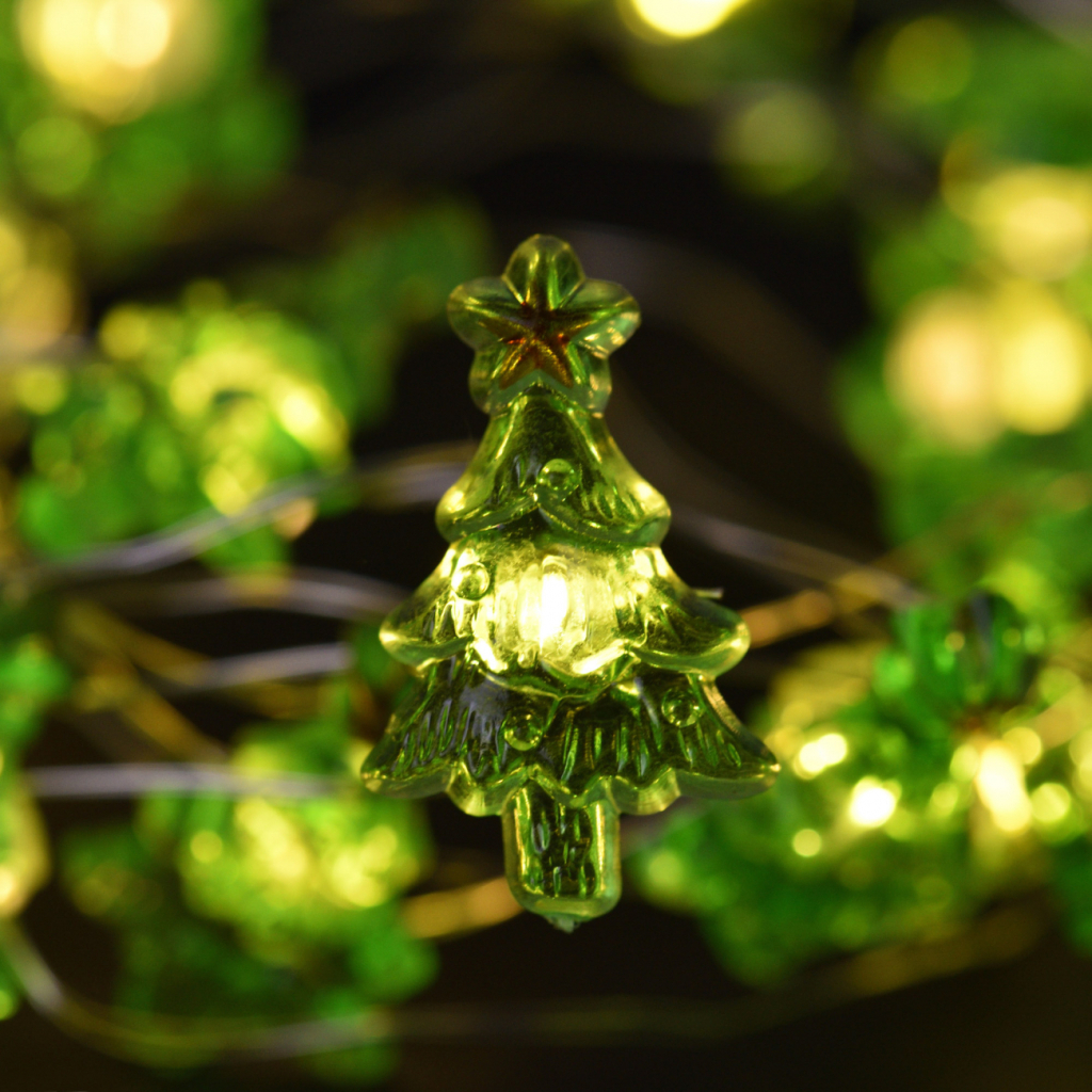 Гірлянда YES! Fun На мідному дроті Ялинки 20 LED Тепло-біла 2.2 м На батарейках (801208) - зображення 4