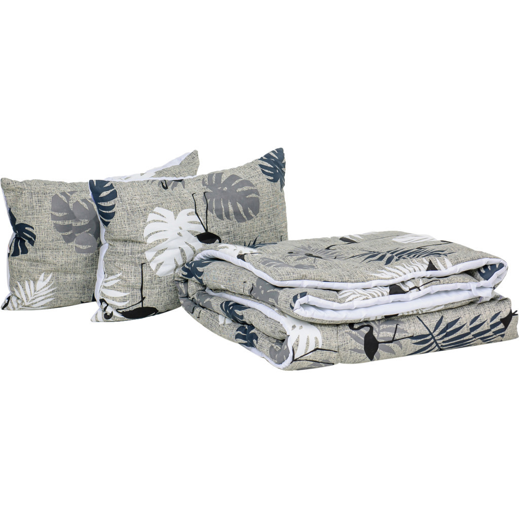 Ковдра MirSon Набір Tencel Зима №3697 Print Line Montane + 2 подушки середні 220х240+2х50х70 (2200004848297) - зображення 1