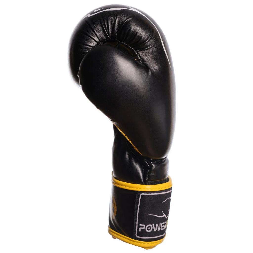 Боксерські рукавички PowerPlay 3018 14oz Black/Yellow (PP_3018_14oz_Black/Yellow) - зображення 2