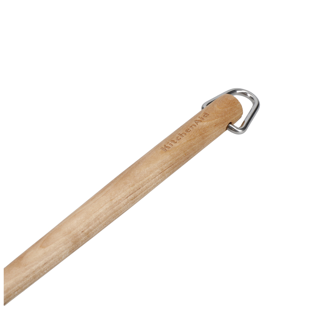 Ложка кухарська KitchenAid Coreline для сервіровки з прорізами, 34 см, береза (KQR704OHE) - зображення 2