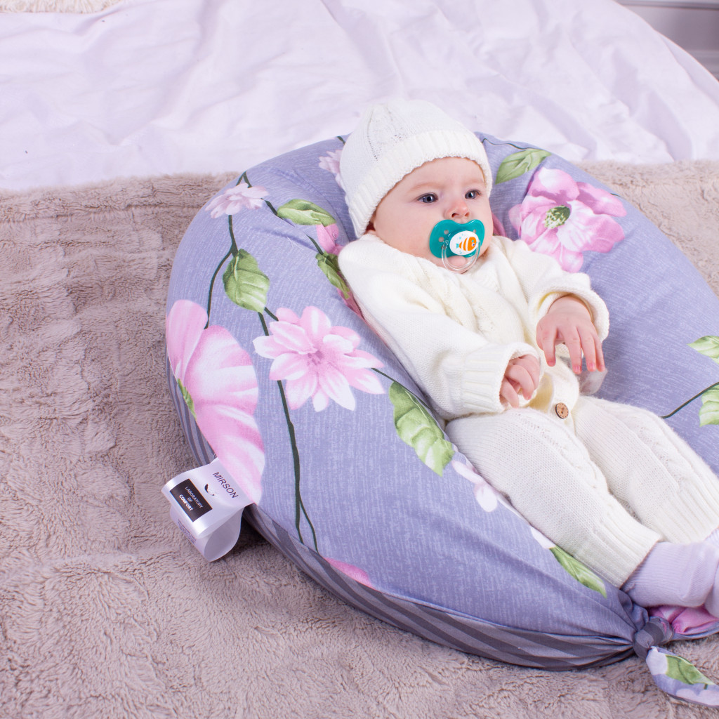 Подушка MirSon для вагітних та годування №8316 Print Line 19-6757 Regina Бязь 30х170х20 см (2200006200413) - зображення 10