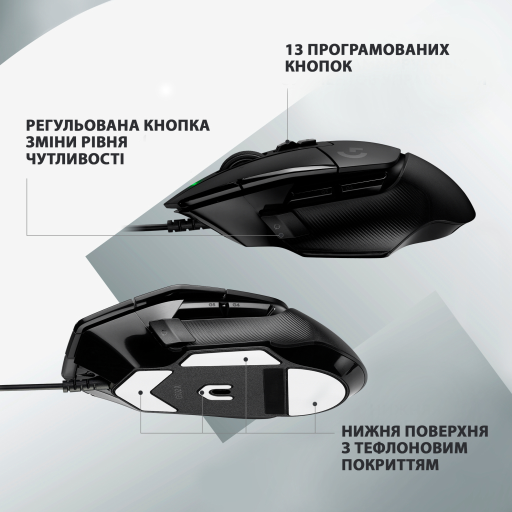 Мишка Logitech G502 X USB Black (910-006138) - зображення 5