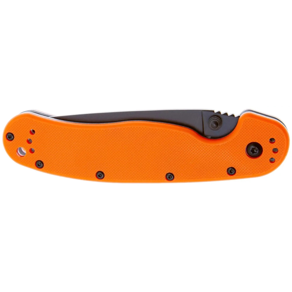 Ніж Ontario Knife RAT I AUS-8 Orange, Black Blade (ON8846OR) - зображення 3