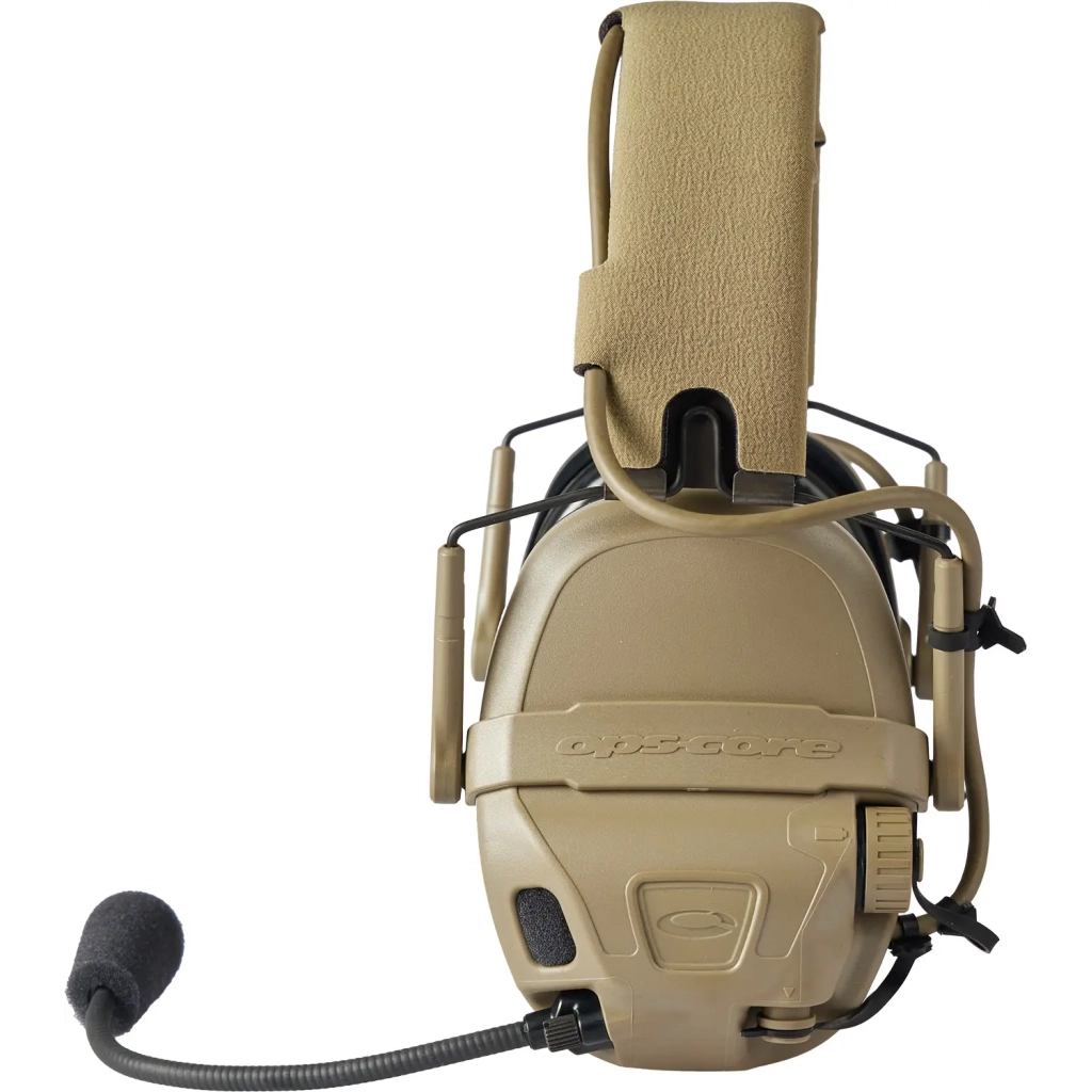 Тактичні навушники Ops-Core AMP Communication Headset-Connectorized. Верхній тримач. Tan (N101153-01-0000) - зображення 3