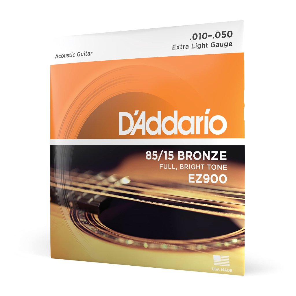 Струни для гітари D'Addario 85/15 Bronze Extra Light (10-50) (EZ900) - зображення 1