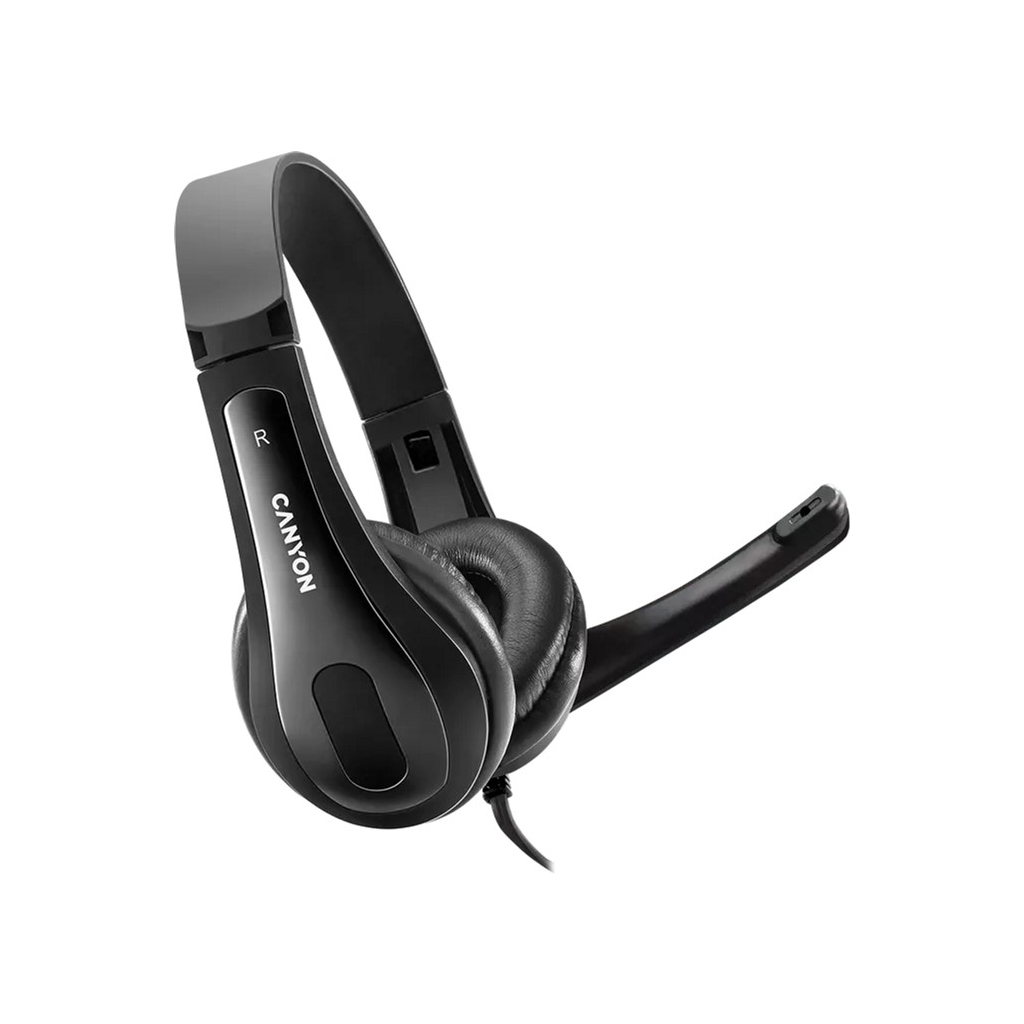 Навушники Canyon CHSU-1 USB Black (CNS-CHSU1B) - зображення 1