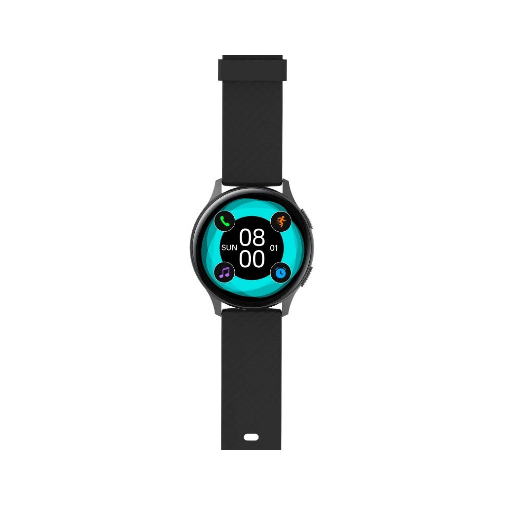 Смарт-годинник iMiki KW66pro Black Silicone Strap - зображення 4