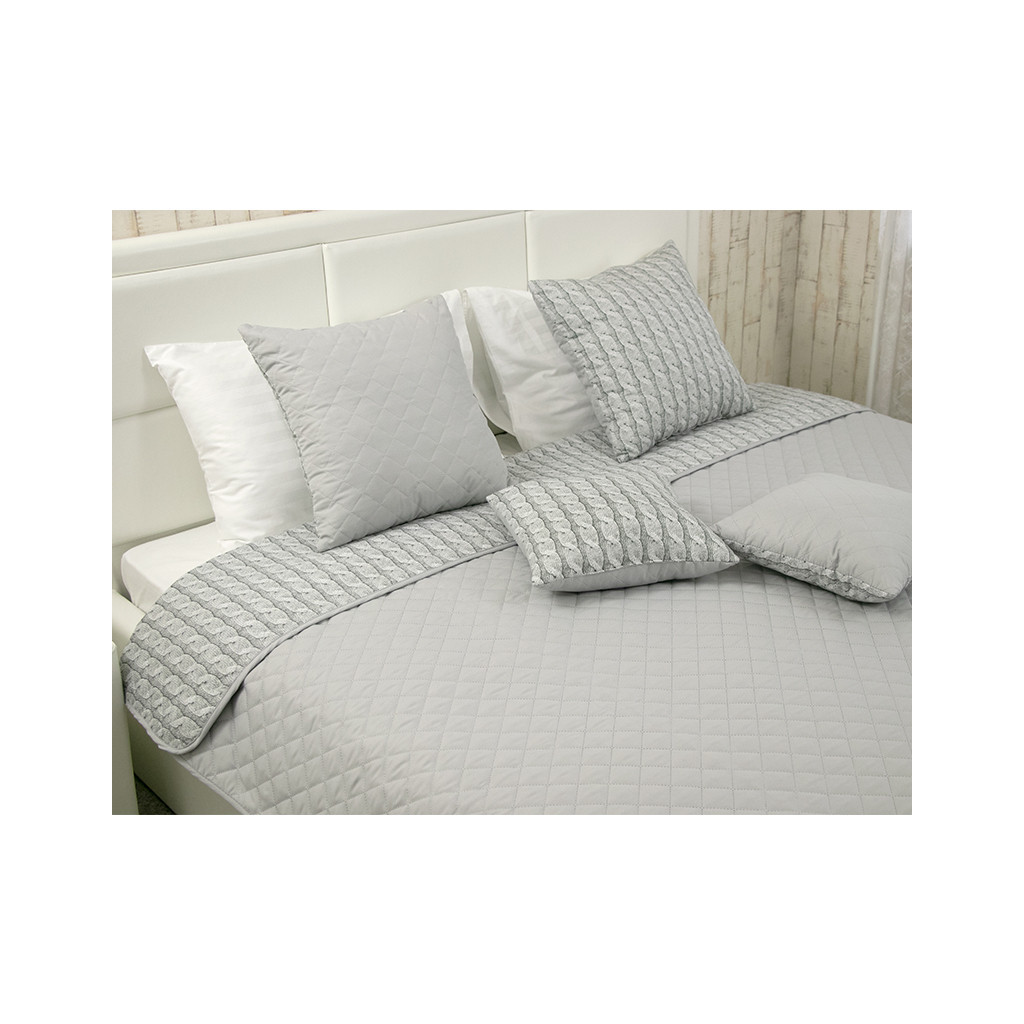 Покривало Руно декоративне Grey Braid 212х240 см (Р329.52У_Grey Braid) - зображення 6