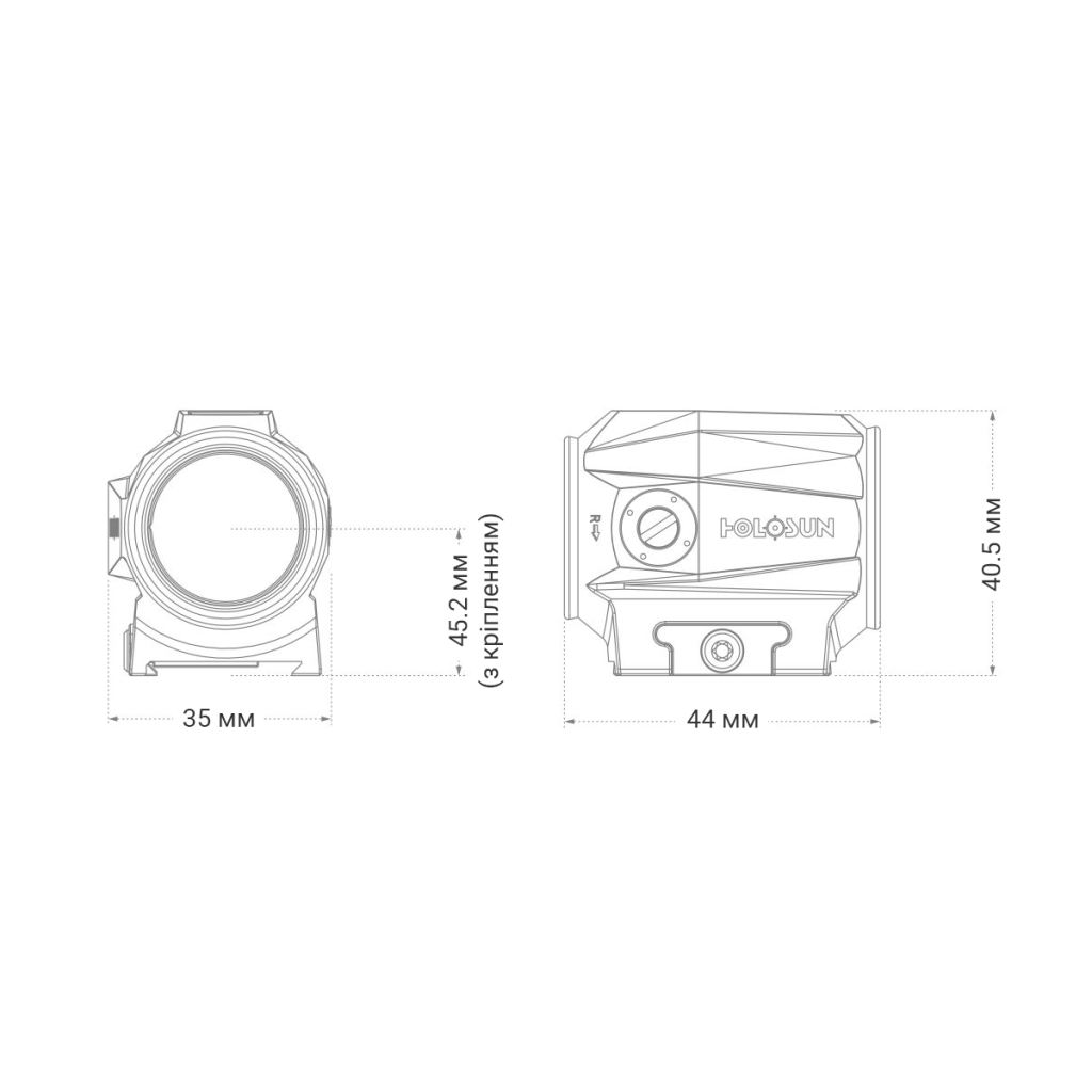 Коліматорний приціл Holosun SCRS RD 2 (747040) - изображение 10