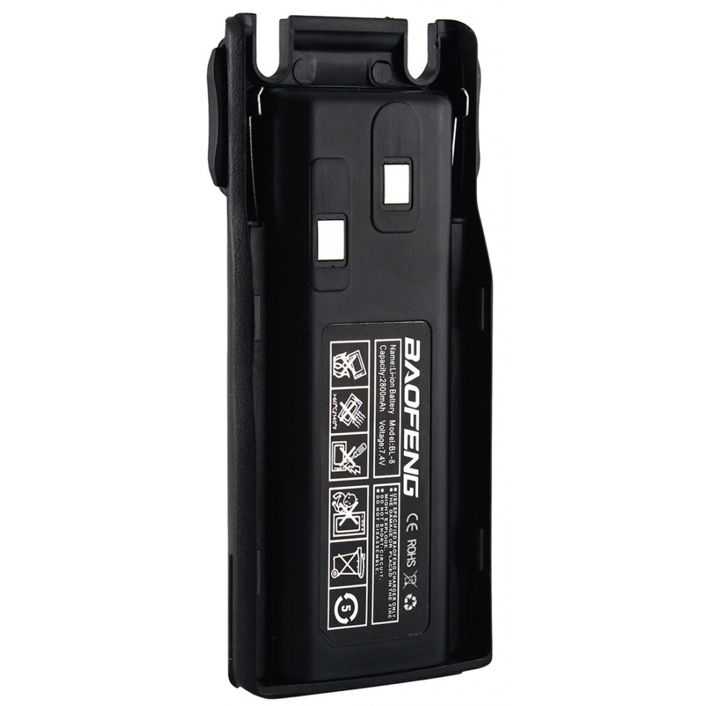Акумуляторна батарея Baofeng для UV-82 Li, BL8 2800mAh (BL-8) - зображення 1