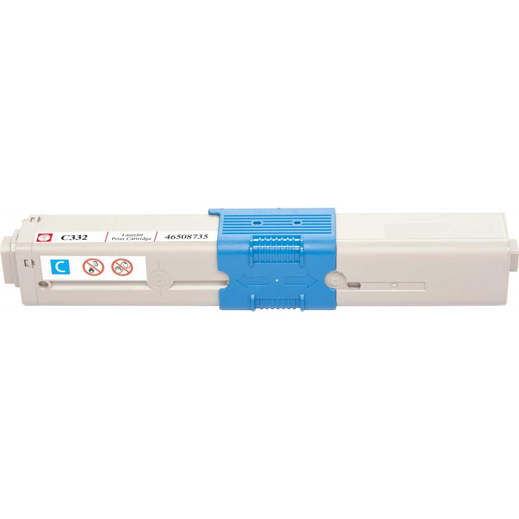 Тонер-картридж BASF OKI C332/MC363 Cyan 46508735 (KT-46508735) - зображення 2