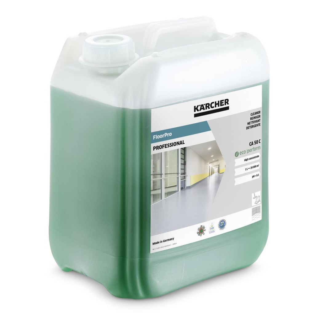 Засіб для миття підлоги Karcher CA 50 C ecoperform, універсальний, концентрат, 5л (6.296-054.0) - зображення 1