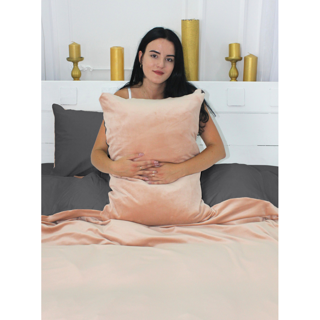 Постільна білизна MirSon Велюр Winter Delicate 28-0091 Ortica King Size (2200004044811) - зображення 4