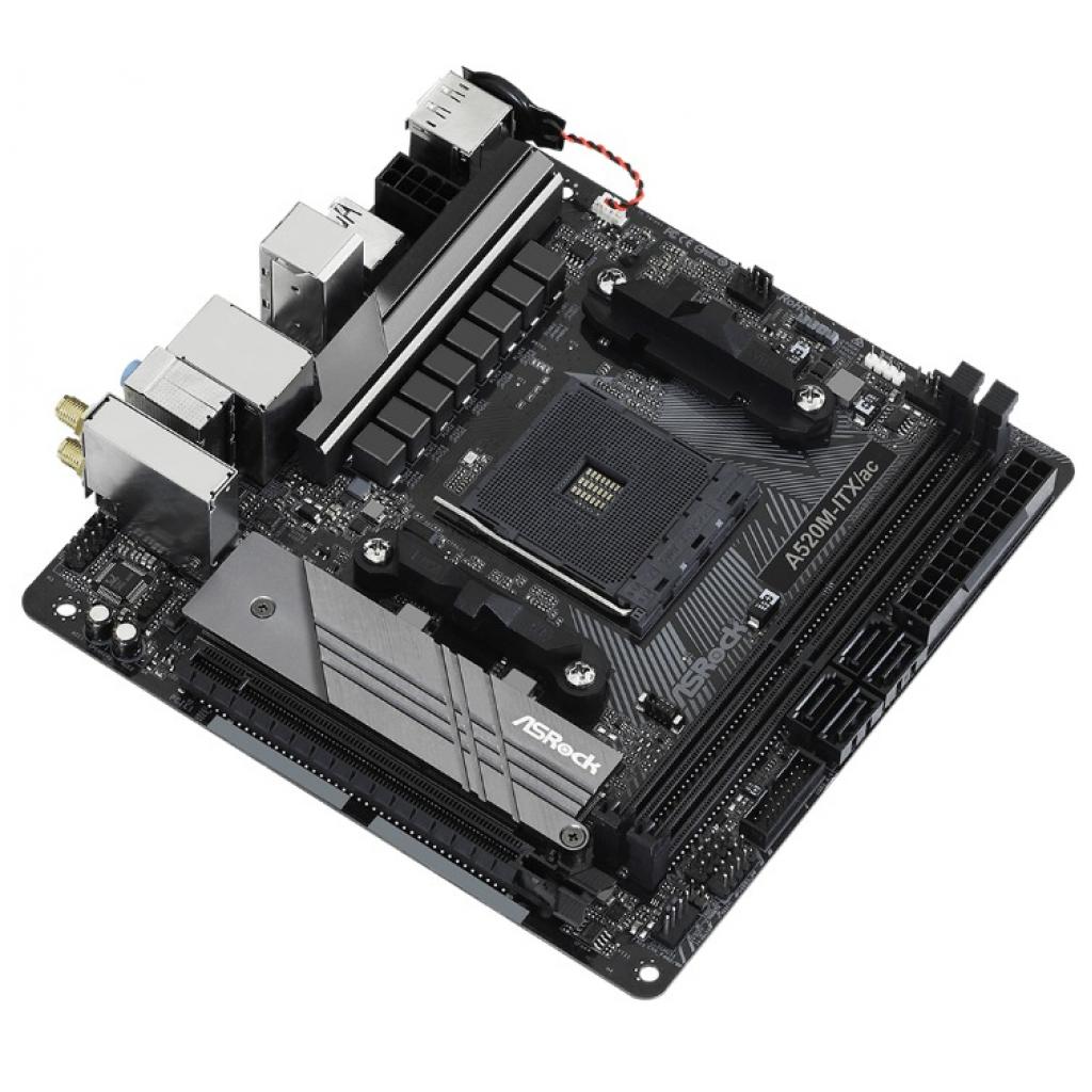 Материнська плата ASRock A520M-ITX/AC - зображення 5