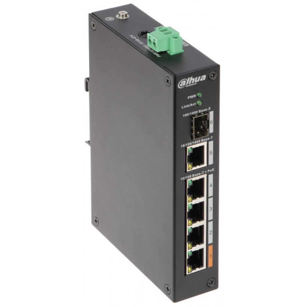 Комутатор мережевий Dahua PFS3106-4ET-60 - зображення 1