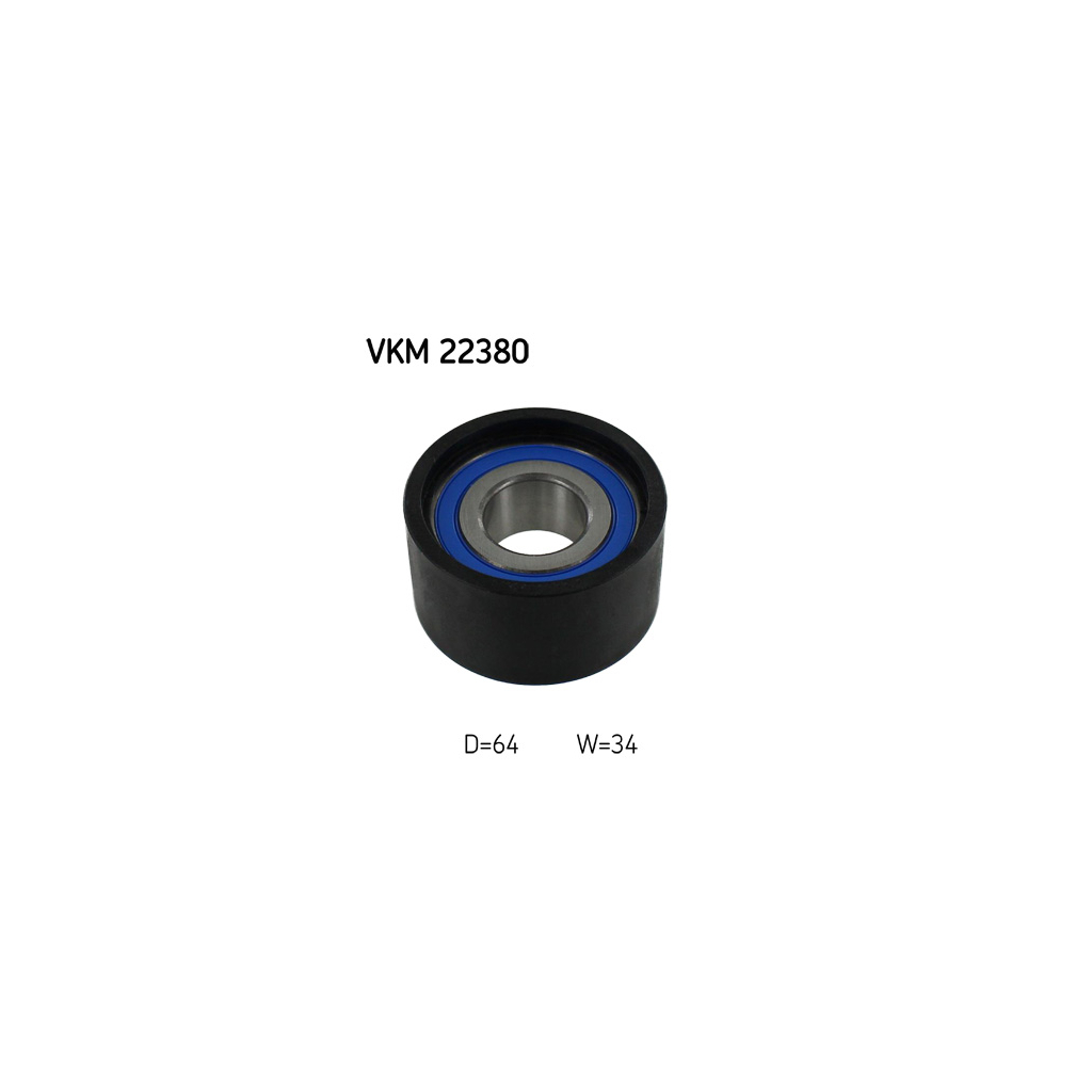 Ролик натягувача ременя SKF VKM 22380 - зображення 1