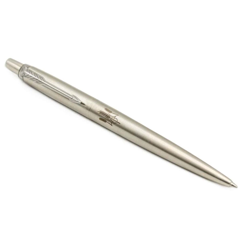Ручка кулькова Parker JOTTER 17 UKRAINE SS CT BP Тризуб із колосків (16132_T059b) - зображення 3