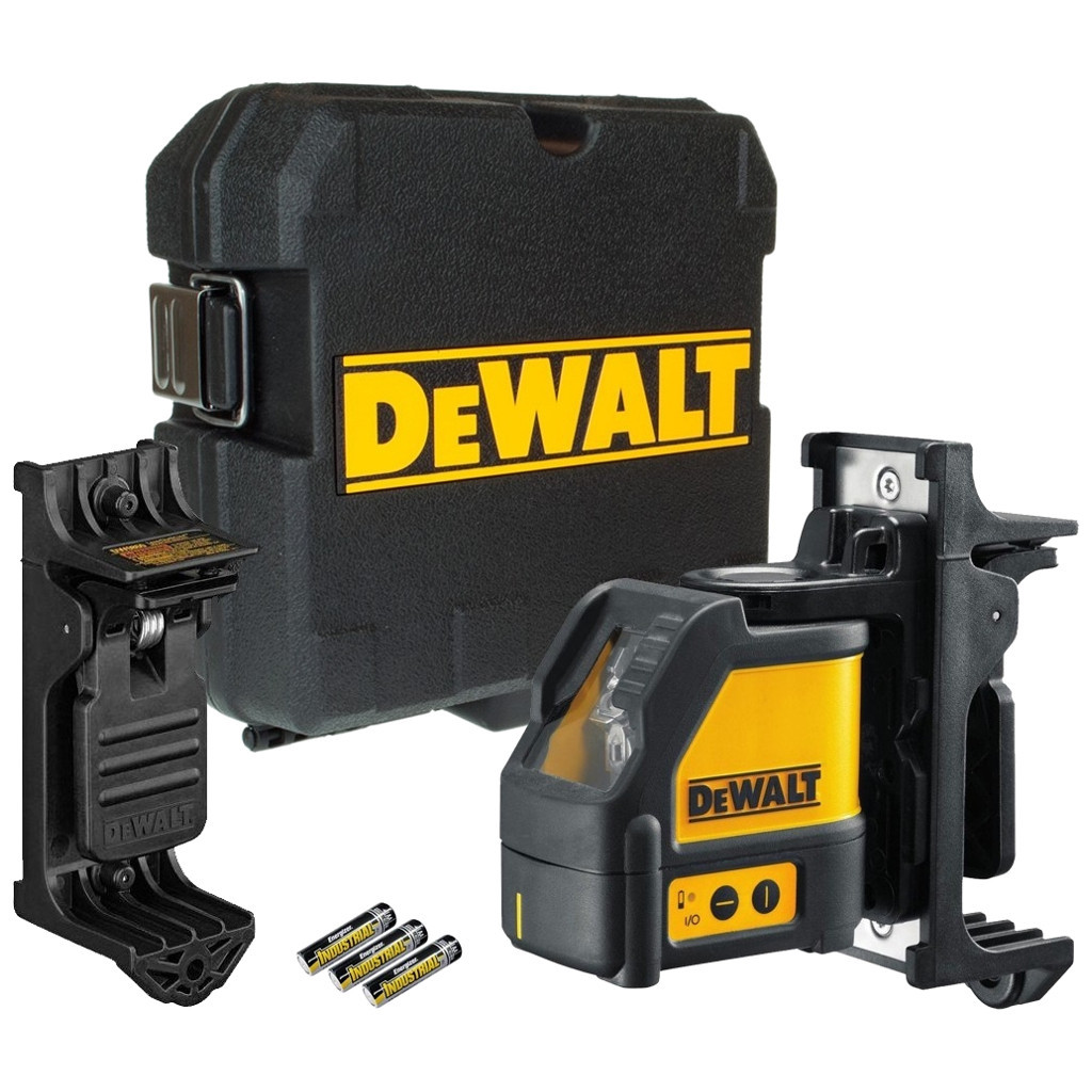 Лазерний нівелір DeWALT лінійний, 3 батареї тип АА, червоний промінь, 0.75 кг, кейс (DW088K) - зображення 2