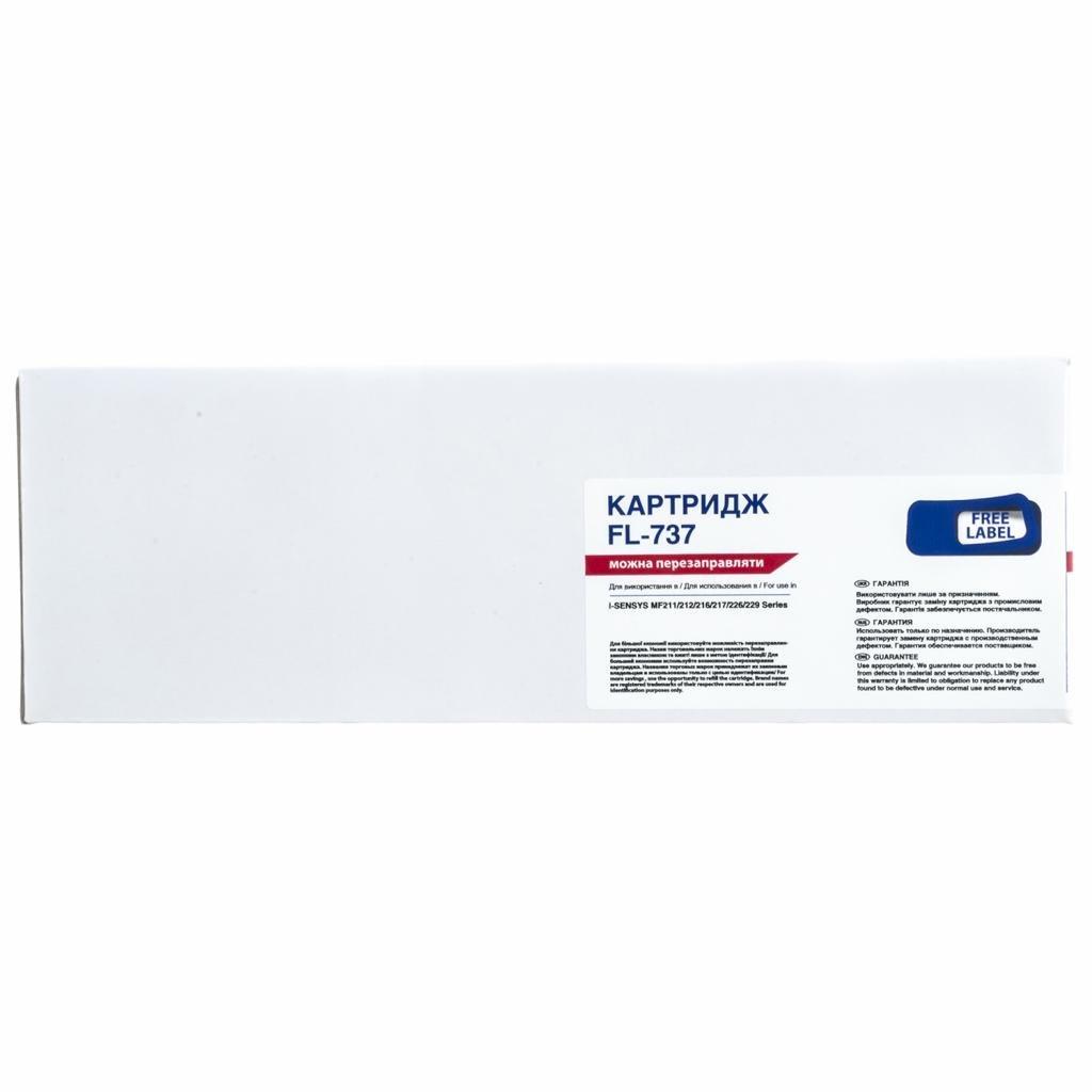 Картридж FREE Label CANON 737 (для MF211/ 212/ 216/ 217/ 226/ 229 Series) (FL-737) - зображення 2