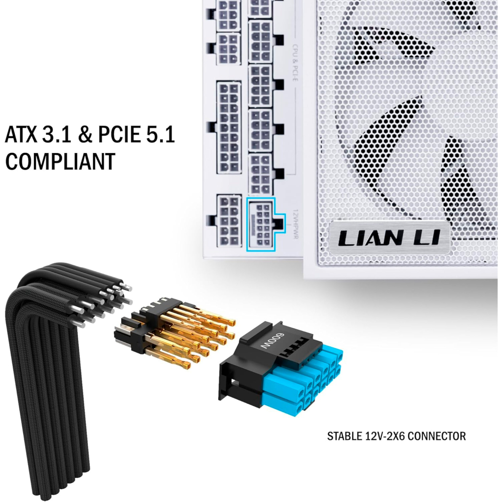 Блок живлення Lian Li 1000W EDGE1000 White (G9P.EG1000.WE00.EU) - зображення 11