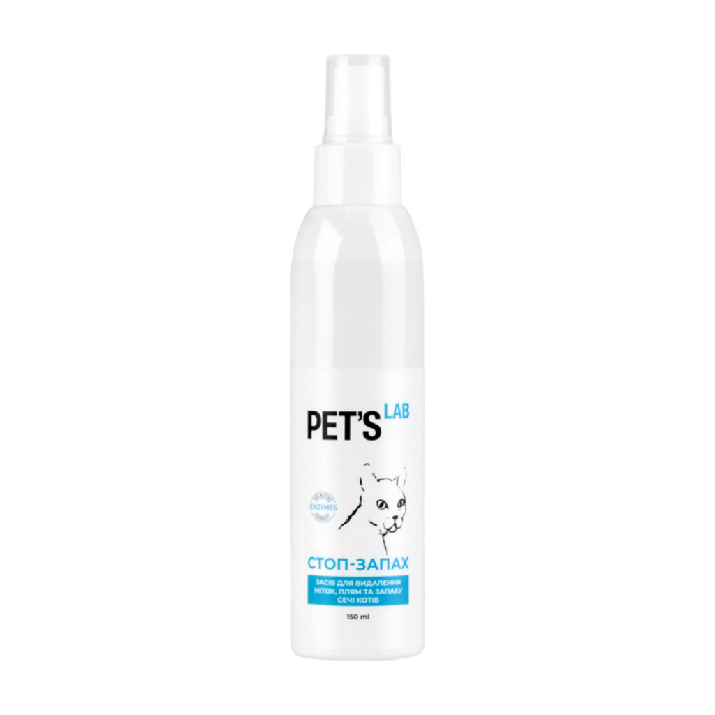 Спрей для тварин Pet's Lab Стоп-запах від життєдіяльності котів 150 мл (9750) - зображення 1