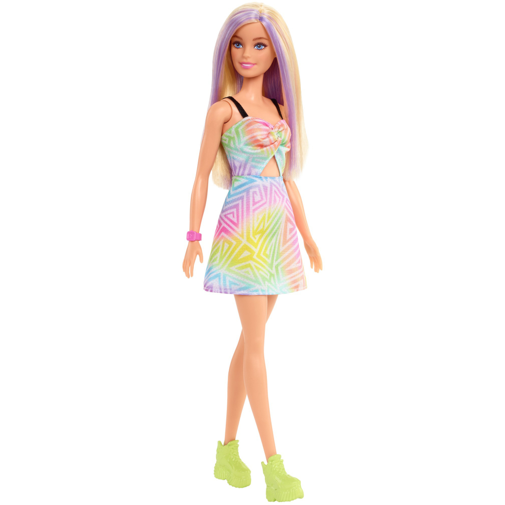 Лялька Barbie Модниця у літній райдужній сукні (HBV22) - зображення 1