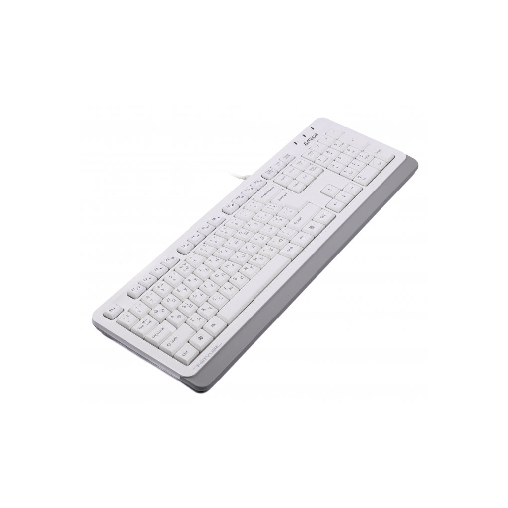 Клавіатура A4Tech FKS10 USB White - зображення 2