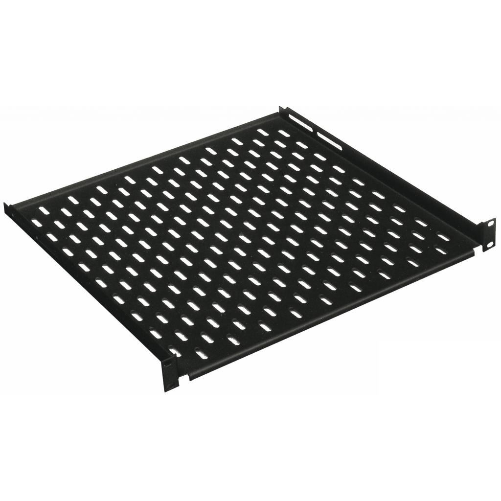 Полка Conteg 19" 1U глиб. 350 мм. RAL9005 (DP-PT-350-H) - зображення 1