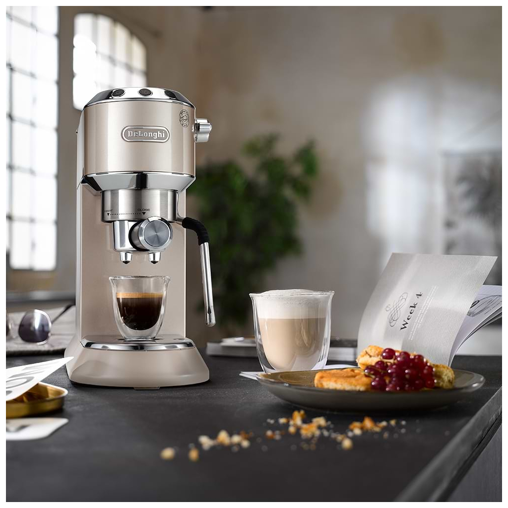 Ріжкова кавоварка еспресо DeLonghi EC 885 BG - зображення 12
