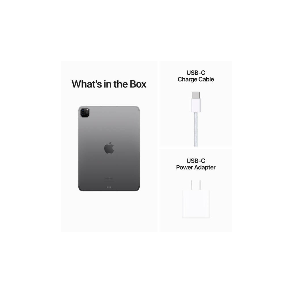 Планшет Apple iPad Pro 11" M2 WiFi 2TB Space Grey (MNXM3RK/A) - зображення 2
