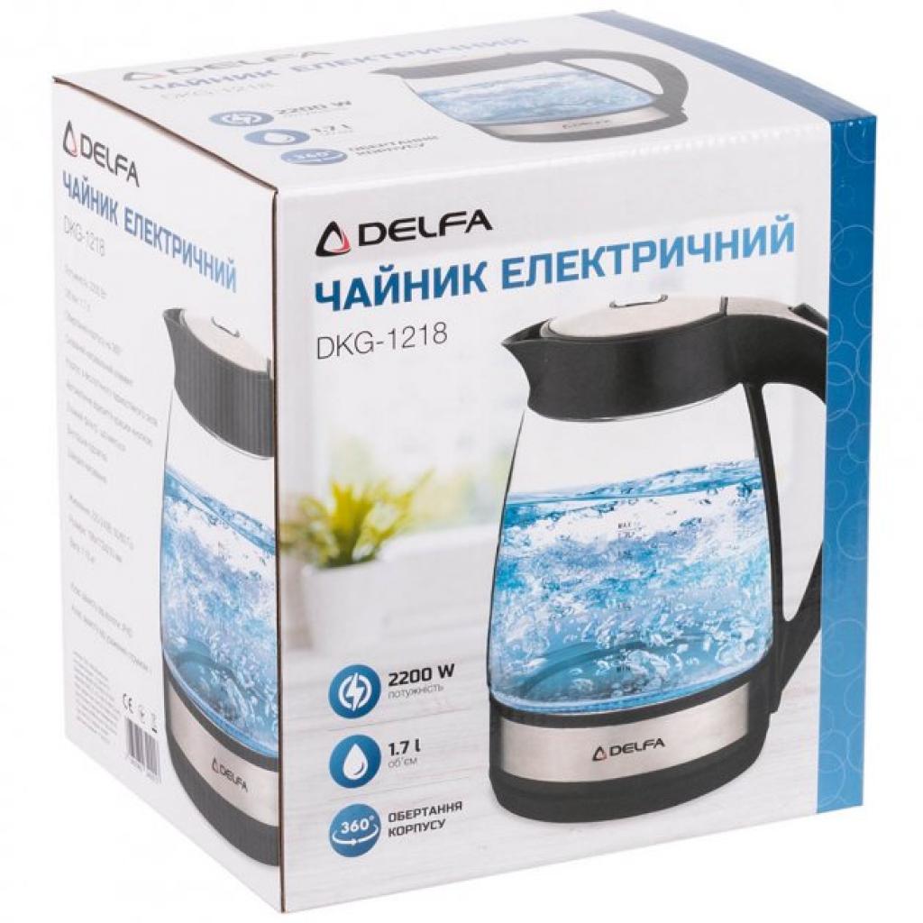 Електрочайник Delfa DKG-1218 - зображення 7