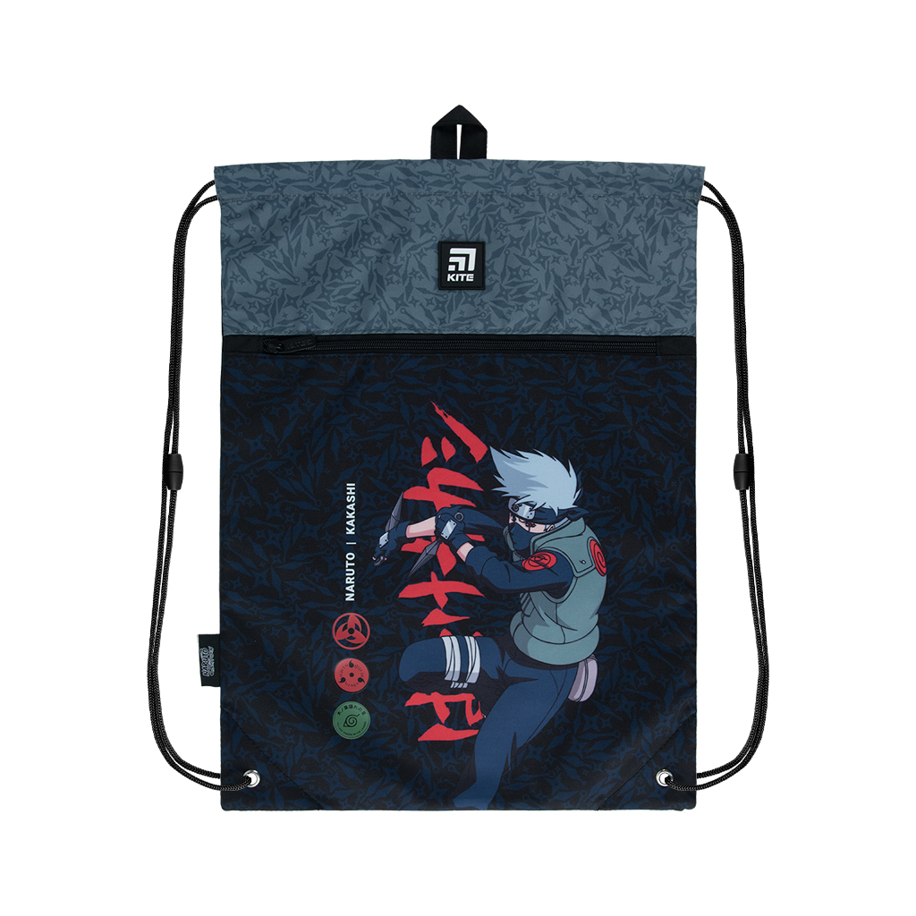 Сумка для взуття Kite Naruto Чорна 49x36 см (NR23-601L) - зображення 1