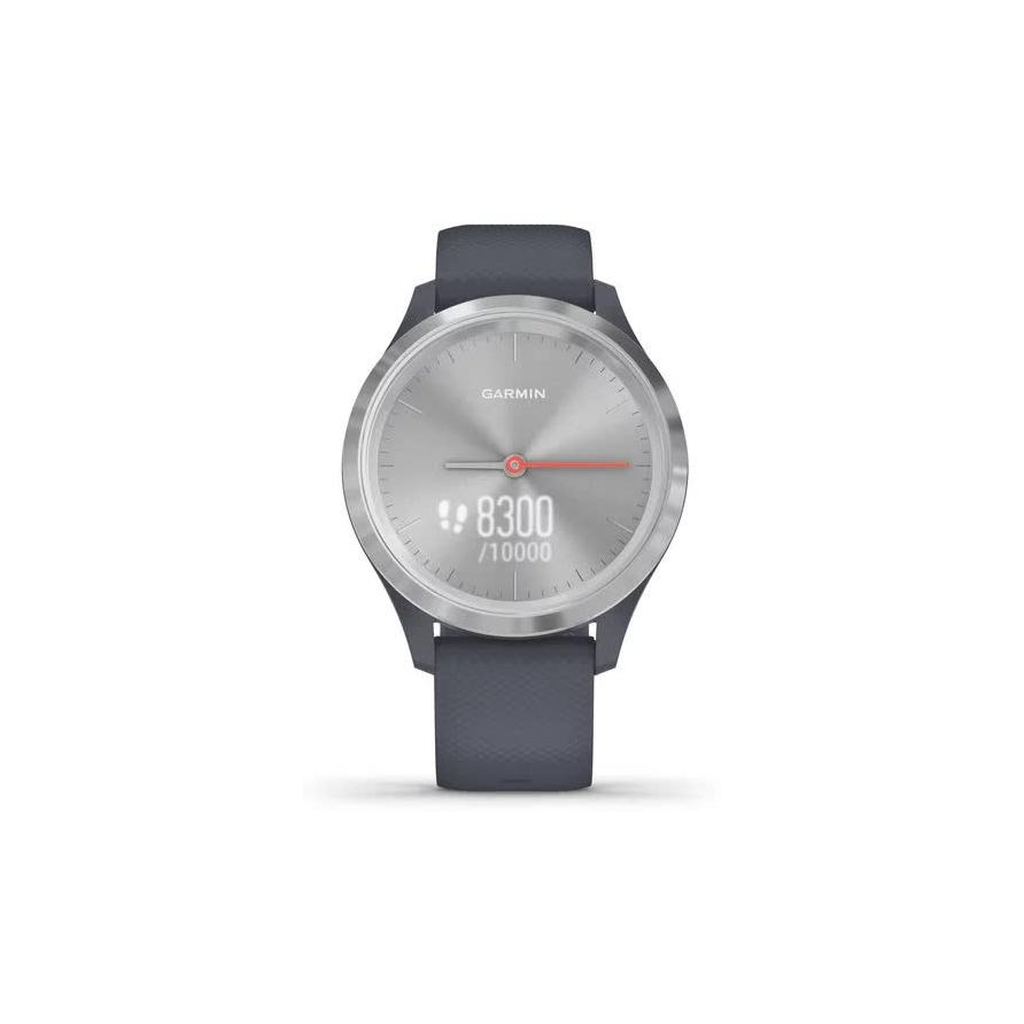Смарт-годинник Garmin vivomove 3S, Silver, Granite Blue, Silicone (010-02238-00) - зображення 4