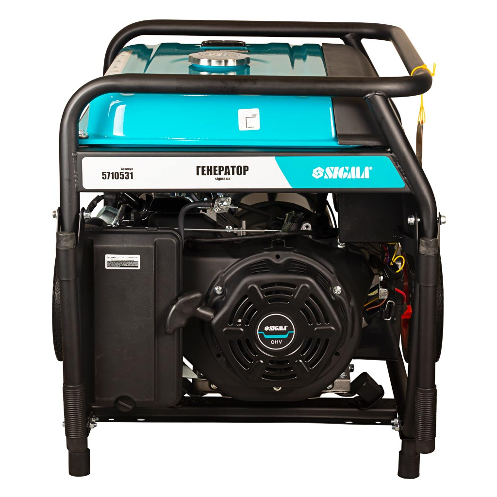 Генератор Sigma 220V/380V 3ф 9.5/10.0kW электрозапуск (5710531) - зображення 9