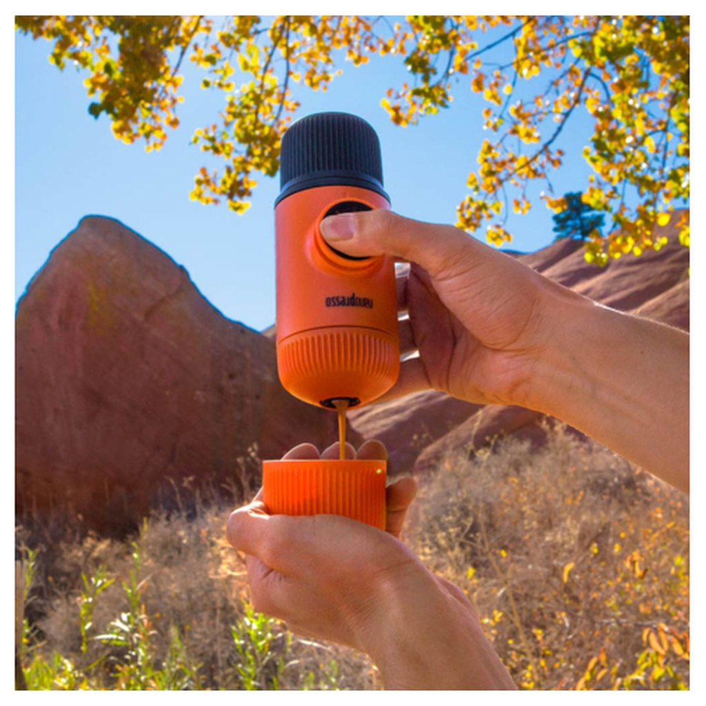 Кавоварка кемпінгова Wacaco Nanopresso помаранчева (WNANOORNG) - изображение 5