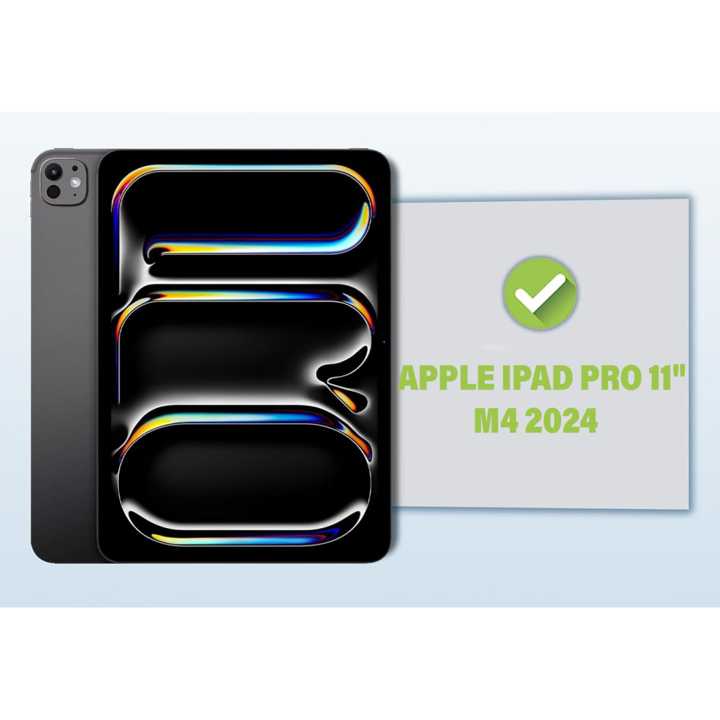 Чохол до планшета BeCover Tri Fold Hard Apple iPad Pro 11" M4 2024 Dark Green (711727) - зображення 8