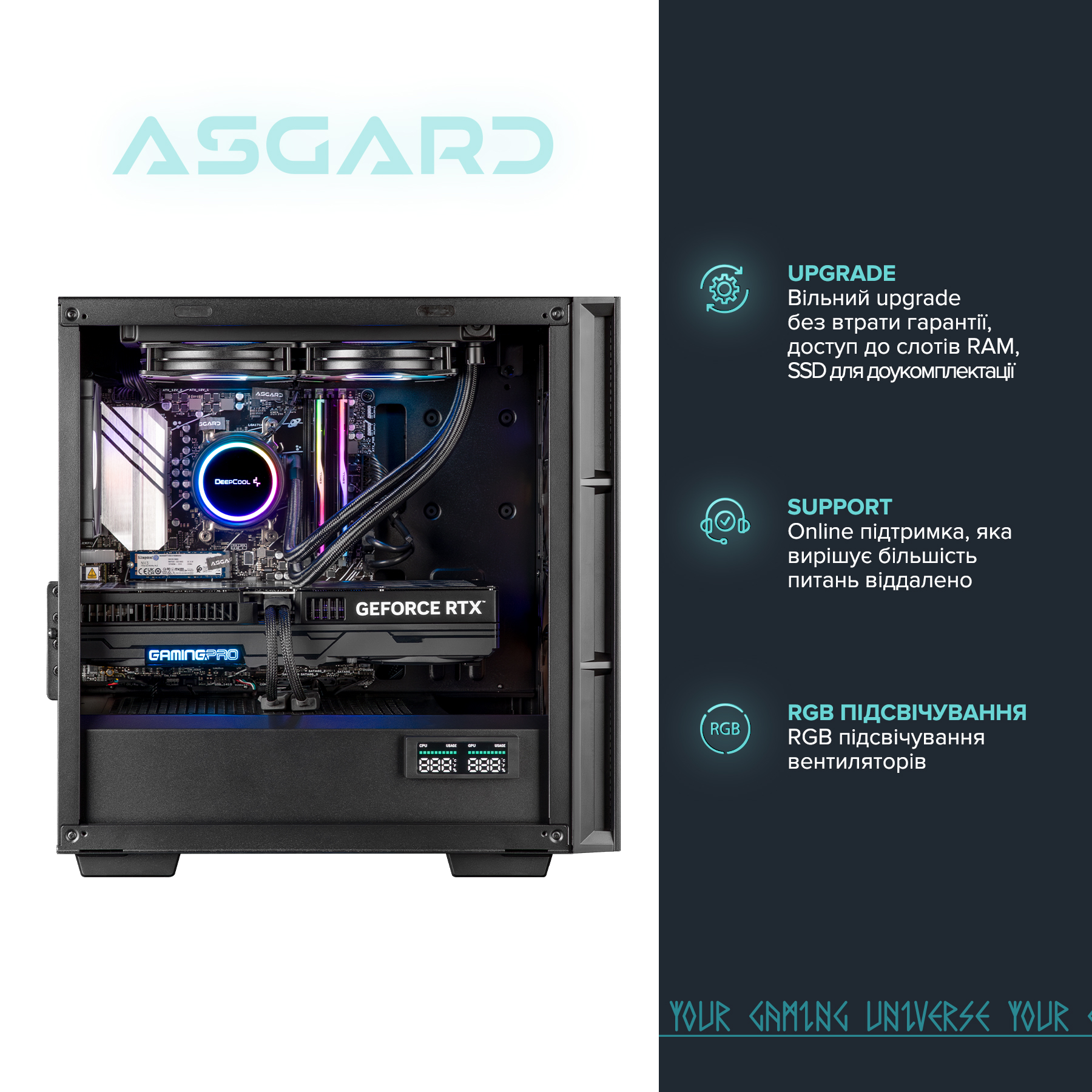 Персональний комп`ютер ASGARD (A78X3D.32.S10.57T.5551) - picture 7