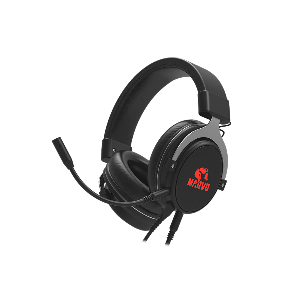 Навушники Marvo HG9052 Red-LED 7.1 Black (HG9052) - зображення 1
