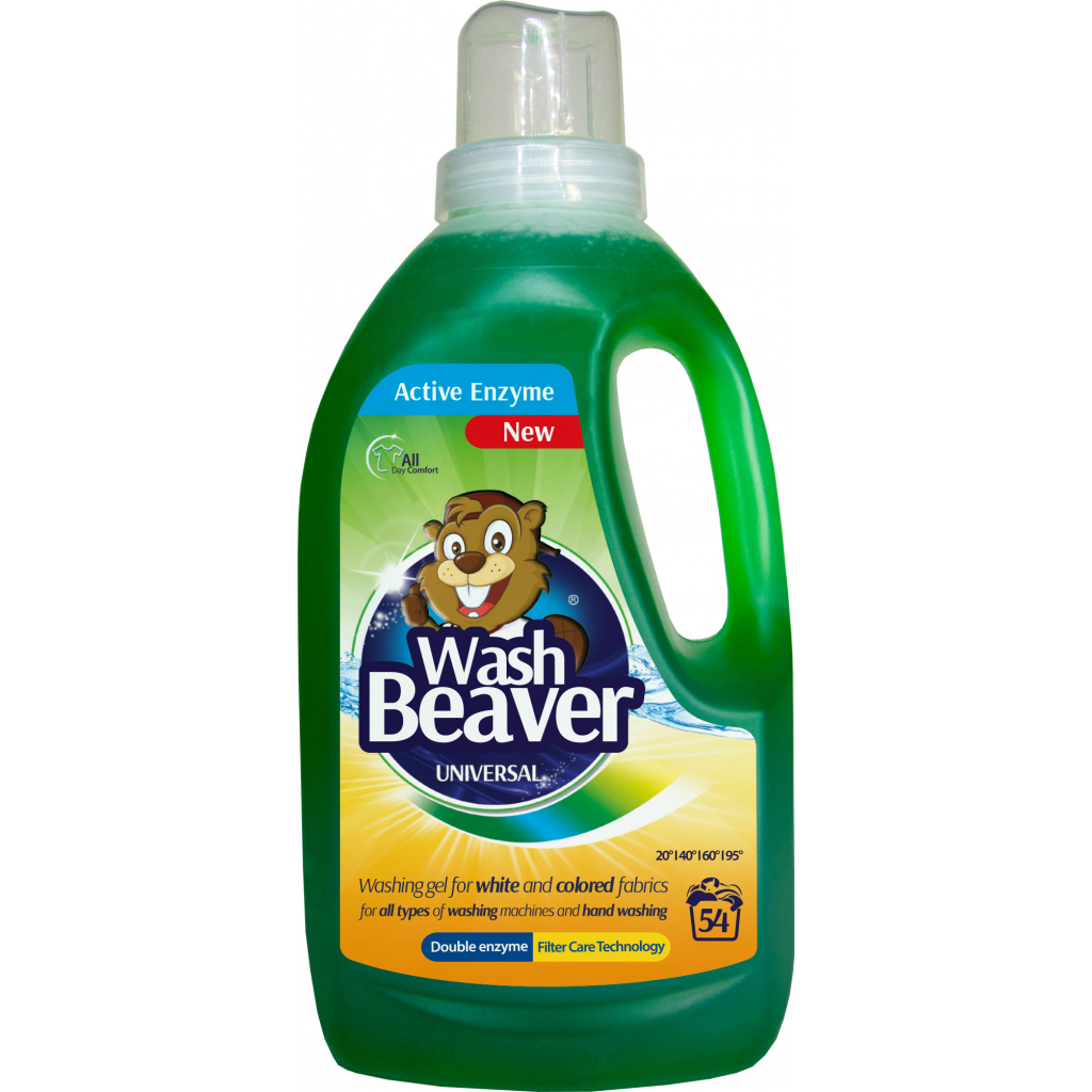 Гель для прання Wash Beaver Universal 1.62 л (4820203060757) - зображення 1