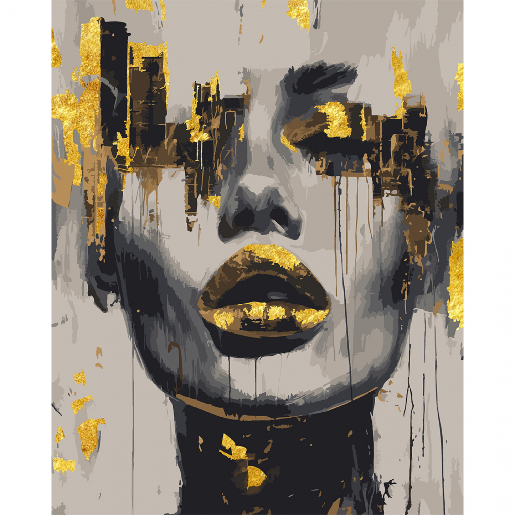 Картина по номерам Santi Спокуса в золоті, 40*50 см, поталь (955285) - зображення 1