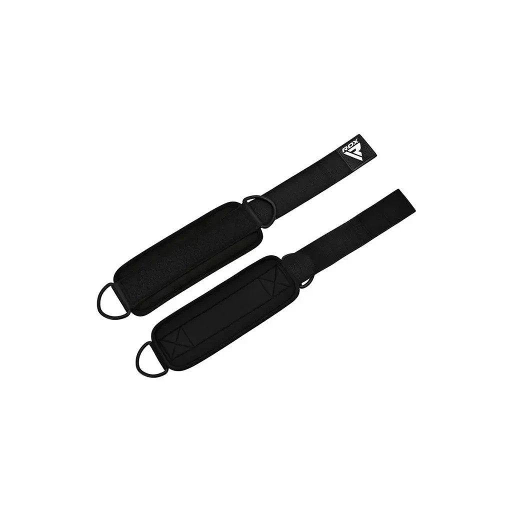 Манжета для тяги RDX A4 Gym Ankle Pro Black Pair (WAN-A4B-P) - зображення 3