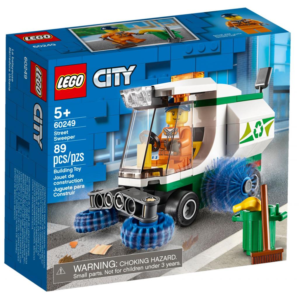 Конструктор LEGO City Great Vehicles Машина для очищення вулиць 89 деталей (60249) - зображення 1