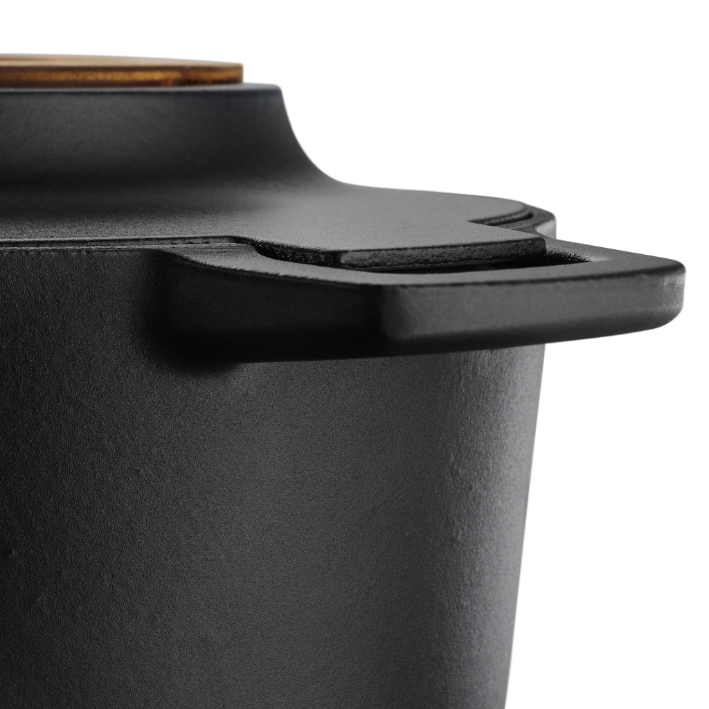 Каструля Fiskars Norden чавунна 4 л чорна (1026565) - изображение 5